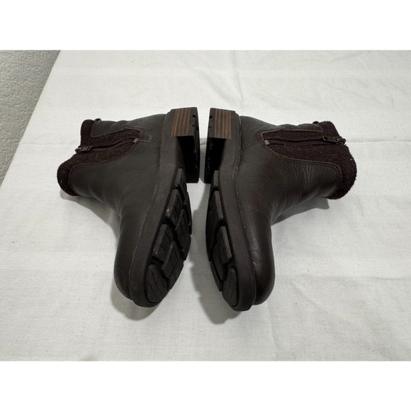 UGG Women's Size 7 Ankle Boots Booties Leather 1120775 Brown - Picture 7 of 10